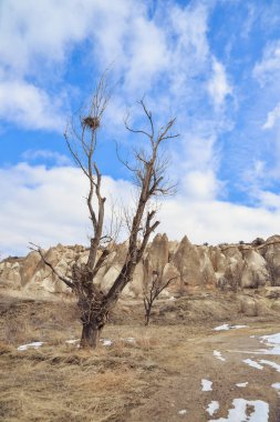 Kapadokya'da güzel manzara