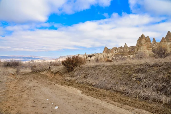 Gyönyörű táj Cappadocia — Stock Fotó