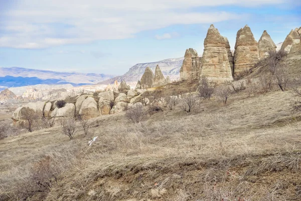 Hermoso paisaje en Capadocia — Foto de Stock