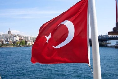 Türkiye'nin bayrak bir gemide