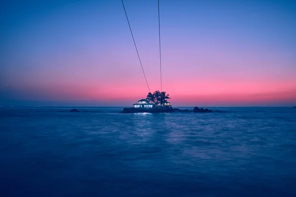 Hermoso paisaje marino nocturno — Foto de Stock