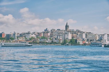 Istanbul, şehir manzarası güzel görünümü.