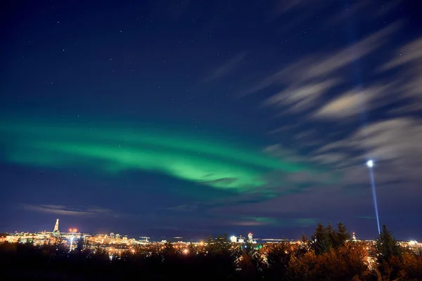 Nordlichter in Island — Stockfoto