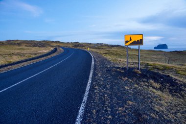 Westman adalarında yol