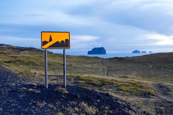 Westman adalarında yol — Stok fotoğraf