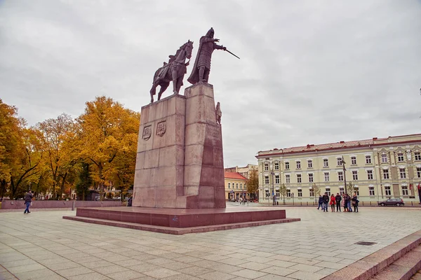 Büyük Dük Gediminas anıt — Stok fotoğraf