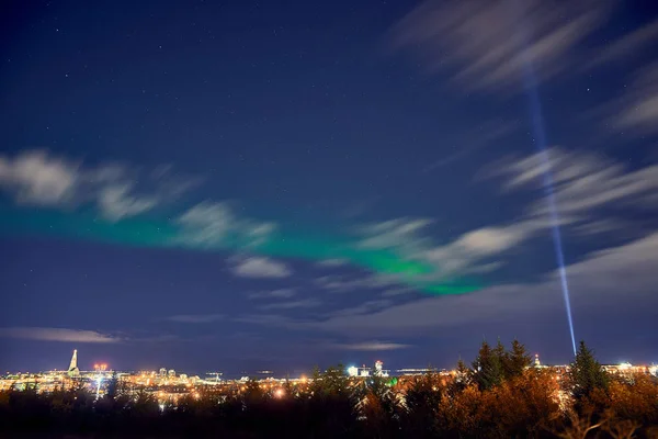 Nordlichter in Island — Stockfoto