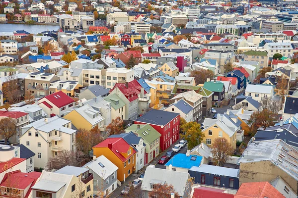 Reykjavik Izland fővárosa — Stock Fotó