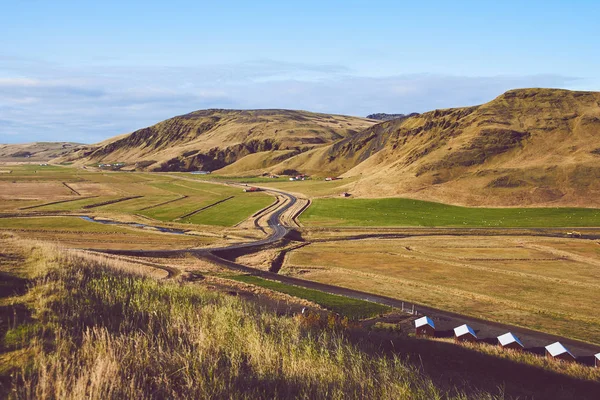 Höstlandskap på Island — Stockfoto