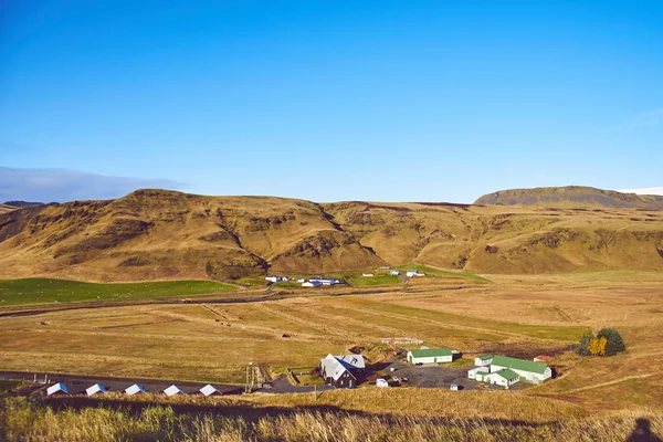 Podzimní krajina na Islandu — Stock fotografie