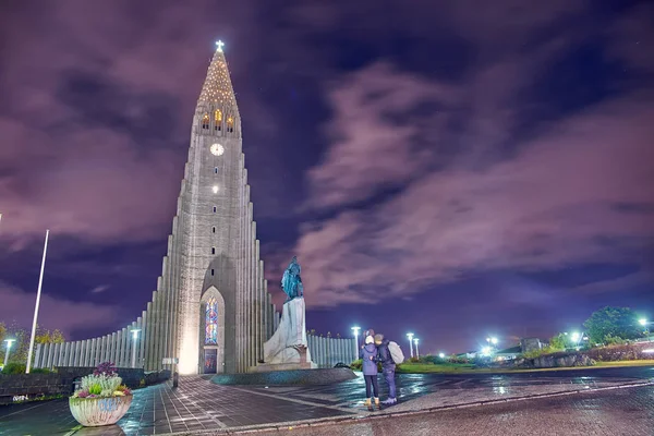 Hallgrimskirkja kyrka i Reykjavik, Island. — Stockfoto