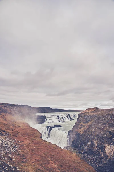 Гульфосс водоспад — стокове фото