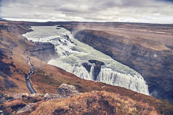 Wodospad gullfoss — Zdjęcie stockowe