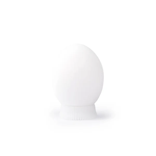 Białe jajko na biały — Zdjęcie stockowe