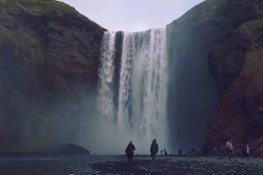 Güzel Skogafoss şelale