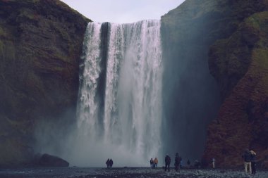 Güzel Skogafoss şelale