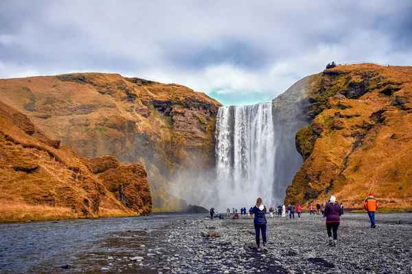 Gyönyörű Skogafoss-vízesés — Stock Fotó