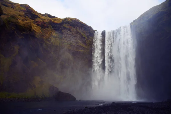 Nádherný vodopád Skogafoss — Stock fotografie