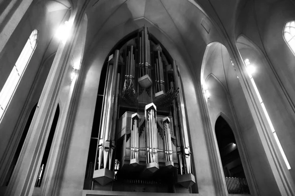 Grote moderne orgel — Stockfoto