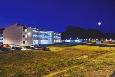 Vestmannaeyjar (Westman Adaları) güney kıyısında bir kasaba 