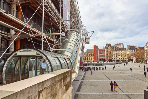 Narodowe Centrum Sztuki i Kultury Georges Pompidou — Zdjęcie stockowe