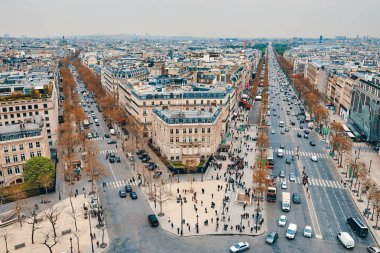 Paris Üstten Görünüm
