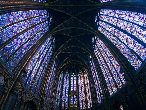 La Sainte-Chapelle è una cappella reale in stile gotico — Foto Stock