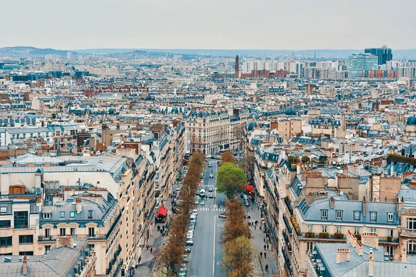 Bovenaanzicht van Parijs — Stockfoto