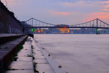 Kiev'de güzel gün batımı