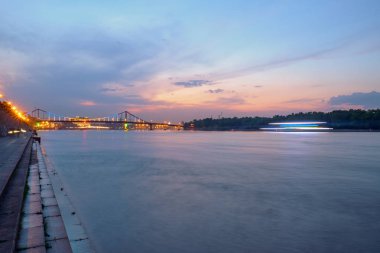 Kiev'de güzel gün batımı