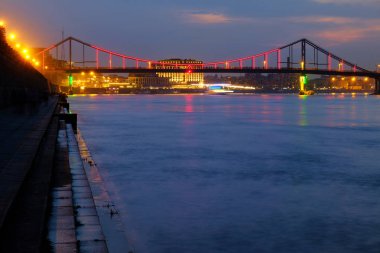 Kiev'de güzel gün batımı