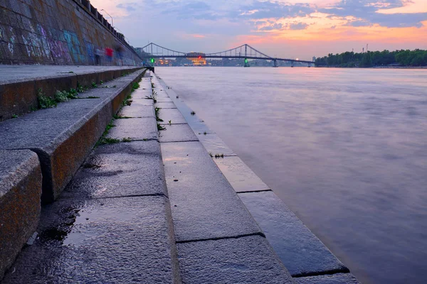 Kiev'de güzel gün batımı