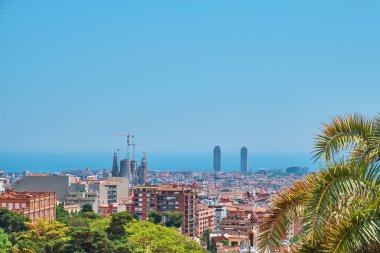 Yukarıdan Barcelona görünümü