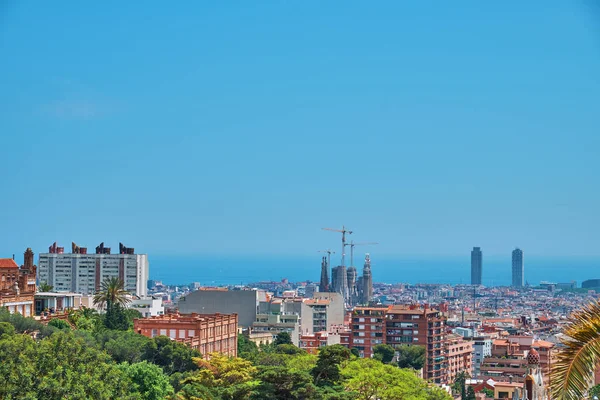 Yukarıdan Barcelona görünümü