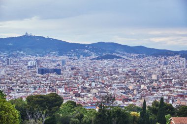 Yukarıdan Barcelona görünümü