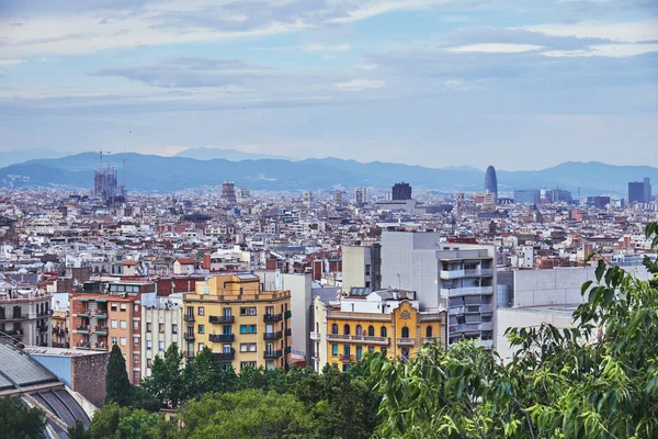 Yukarıdan Barcelona görünümü