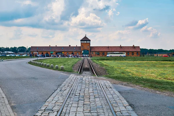 Koncentrations kamera i Auschwitz — Stockfoto