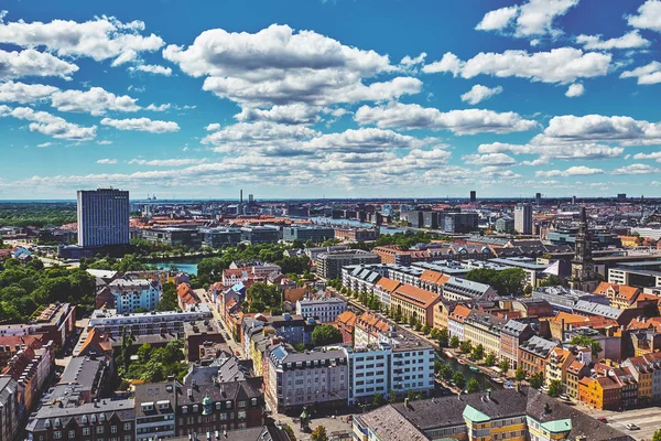 Top view of Copenhagen. — Stock Photo, Image