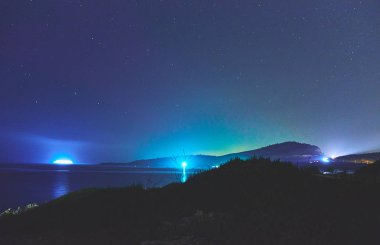 Arnavutluk'ta gece manzarası