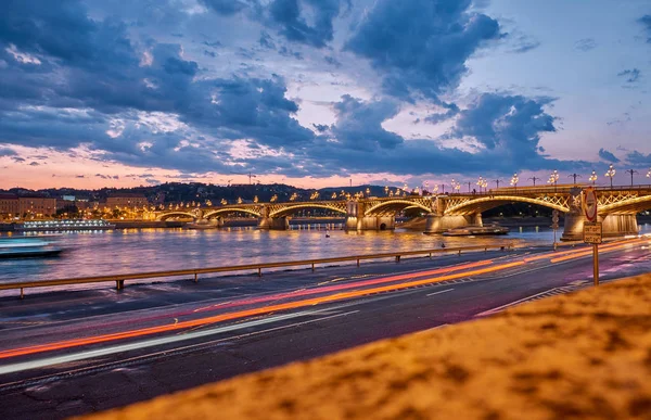 Будапешт вночі — стокове фото