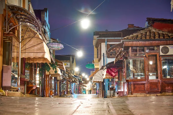 Calles de la Ciudad Vieja en Skopje — Foto de Stock