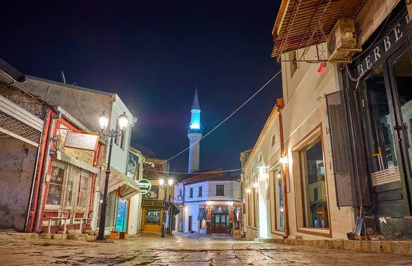 Ulice starého města ve Skopje — Stock fotografie