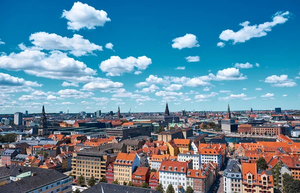 Vista dall'alto di Copenaghen . — Foto Stock