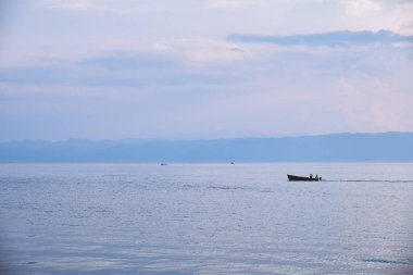 Macedonia 'daki Ohrid Gölü