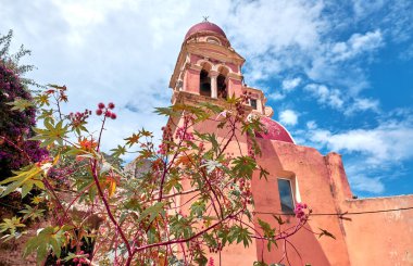 Korfu güzel eski binalar