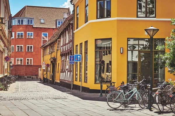 Beautiful old building in Odense, Denmark. — Stock Photo, Image