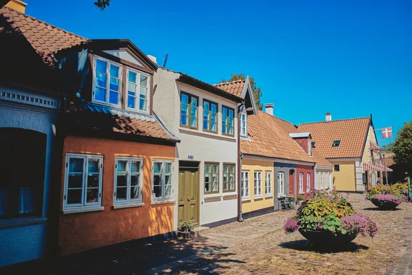 Schöner alter bau in odense, dänemark. — Stockfoto