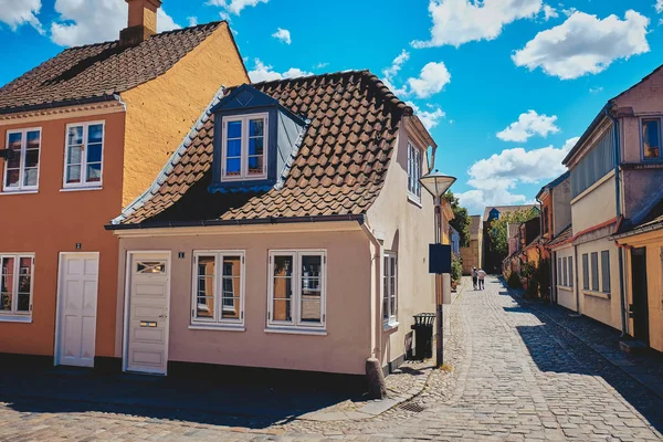 Beautiful old building in Odense, Denmark. — Stock Photo, Image