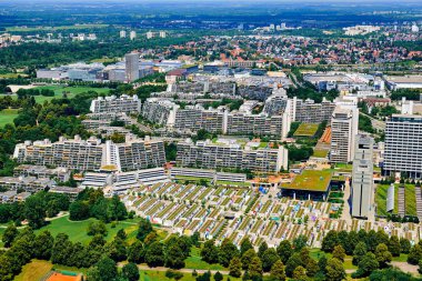 Münih'te yerleşim alanları