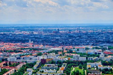 Münih'in üstünden görüntüle